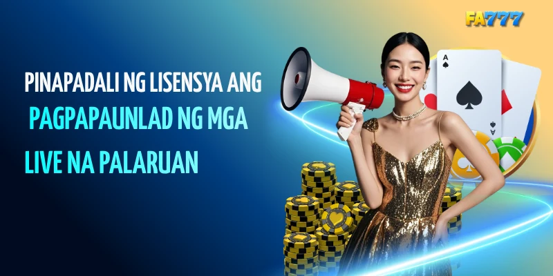 Pinapadali ng lisensya ang pagpapaunlad ng mga live na palaruan.#fa777, #fa777com, #fa777 login, #fa777 online casino, #fa777 slot login, #http fa777 com , #fa777 vip , #fa7779 , #fa7777, #fa777 vip, #fa777 slot login app (9)